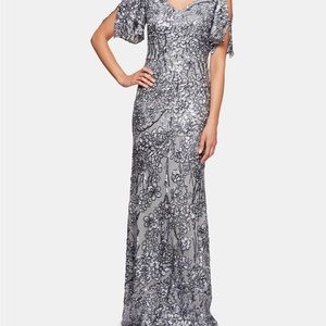 Elegant Alex evening gown from David’s Bridal